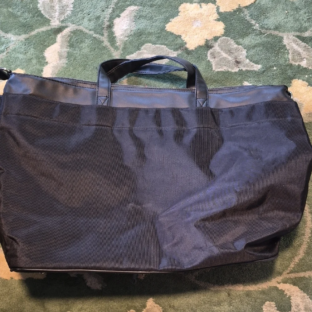 Black Travel Tote Bag